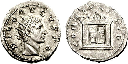 augustus roman coin antoninianus